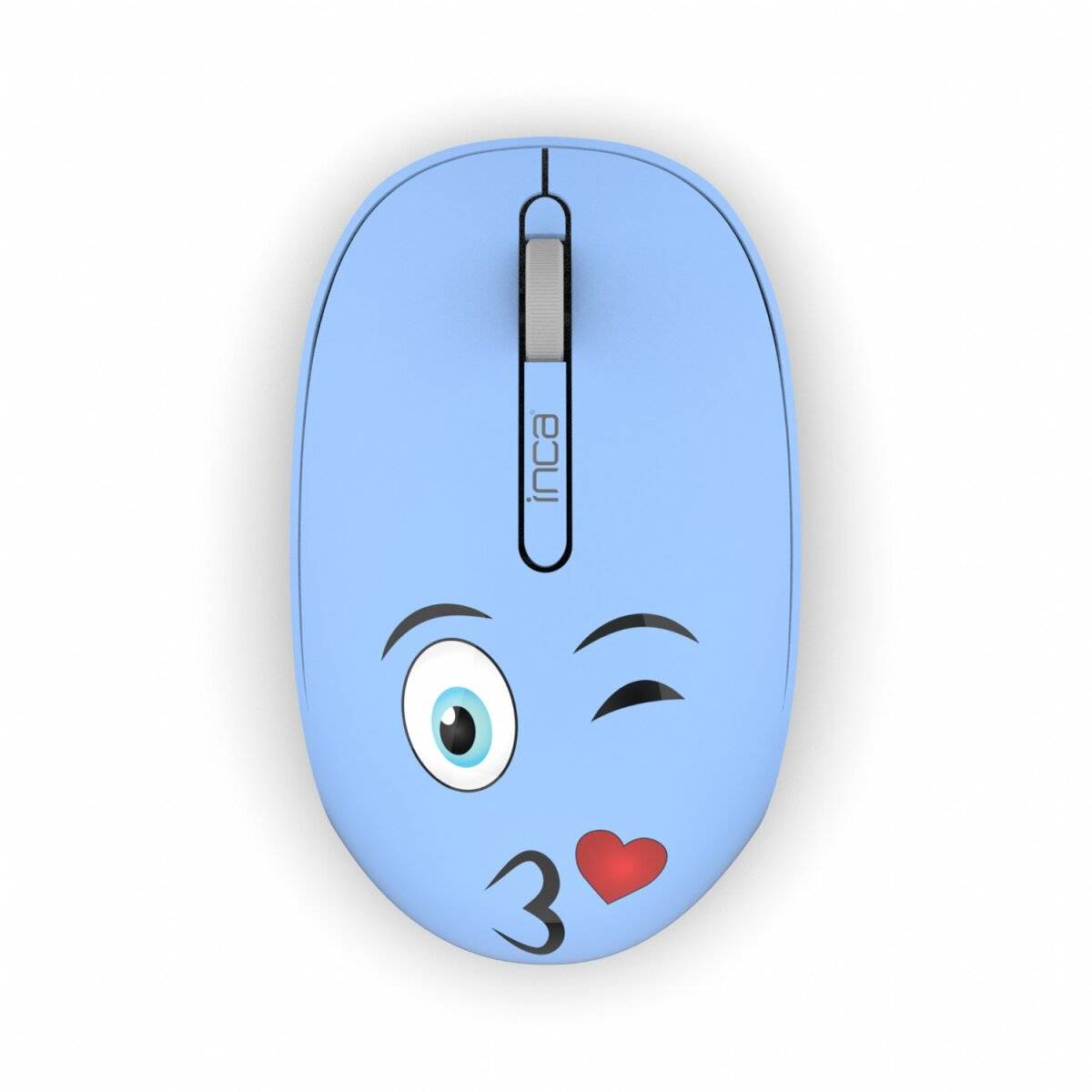 Inca Weeny Ergonomisch Wireless Maus 1200DPI 2,4 GHz Blau