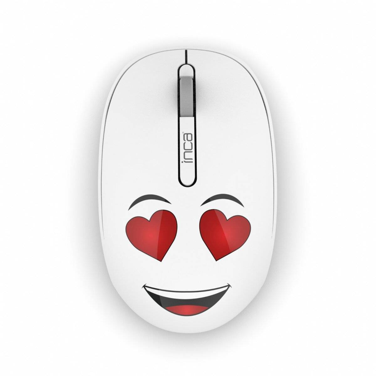 Inca Weeny Ergonomisch Wireless Maus 1200DPI 2,4 GHz Weiß