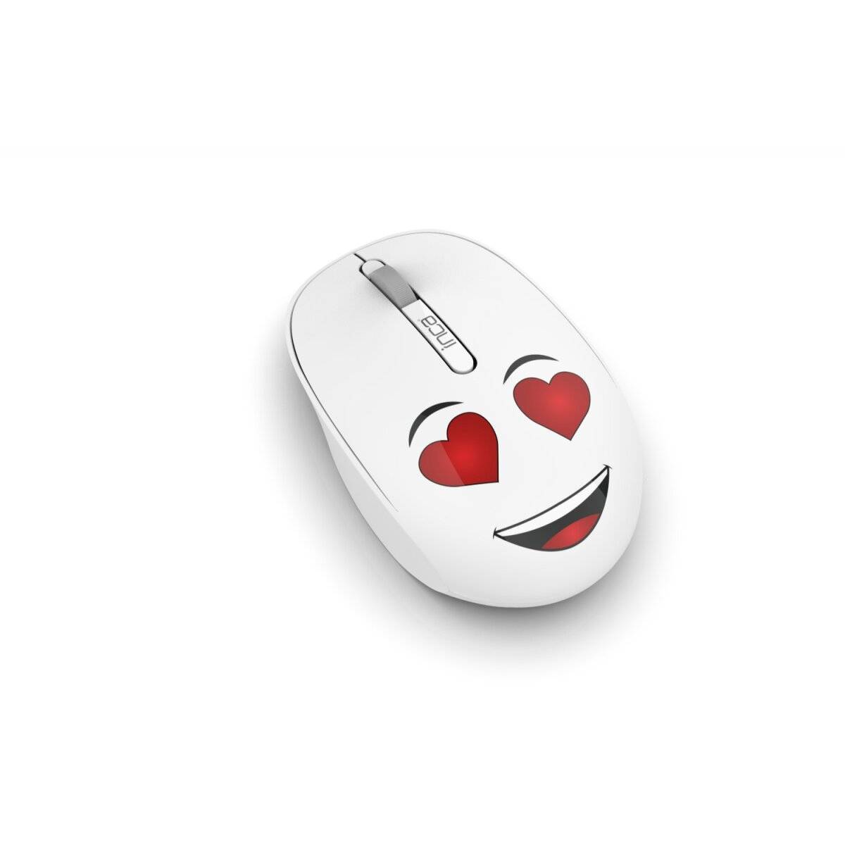 Inca Weeny Ergonomisch Wireless Maus 1200DPI 2,4 GHz Weiß