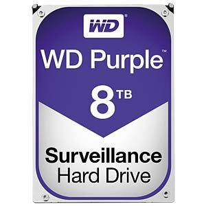 Western Digital - WD85PURZ - 8TB HDD WD Purple, Der WD Purple-Speicher für Videoüberwachungs-Systeme wurde für den Daue
