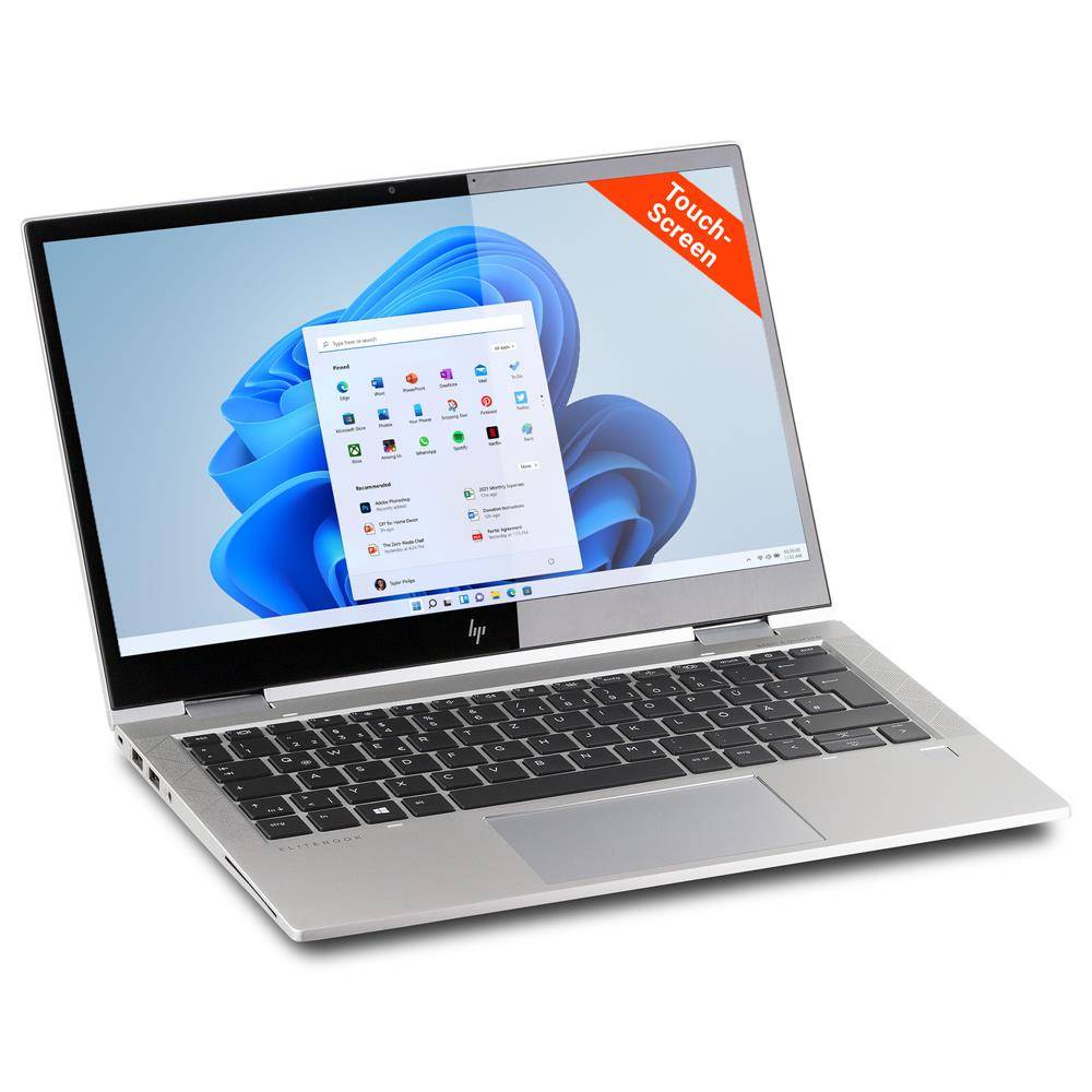 HP EliteBook x360 830 (Refurbished) G7 2in1 Notebook (i5 10310U, 16GB, 512GB SSD NVMe, FULL HD, LTE-A, IR-CAM) W11