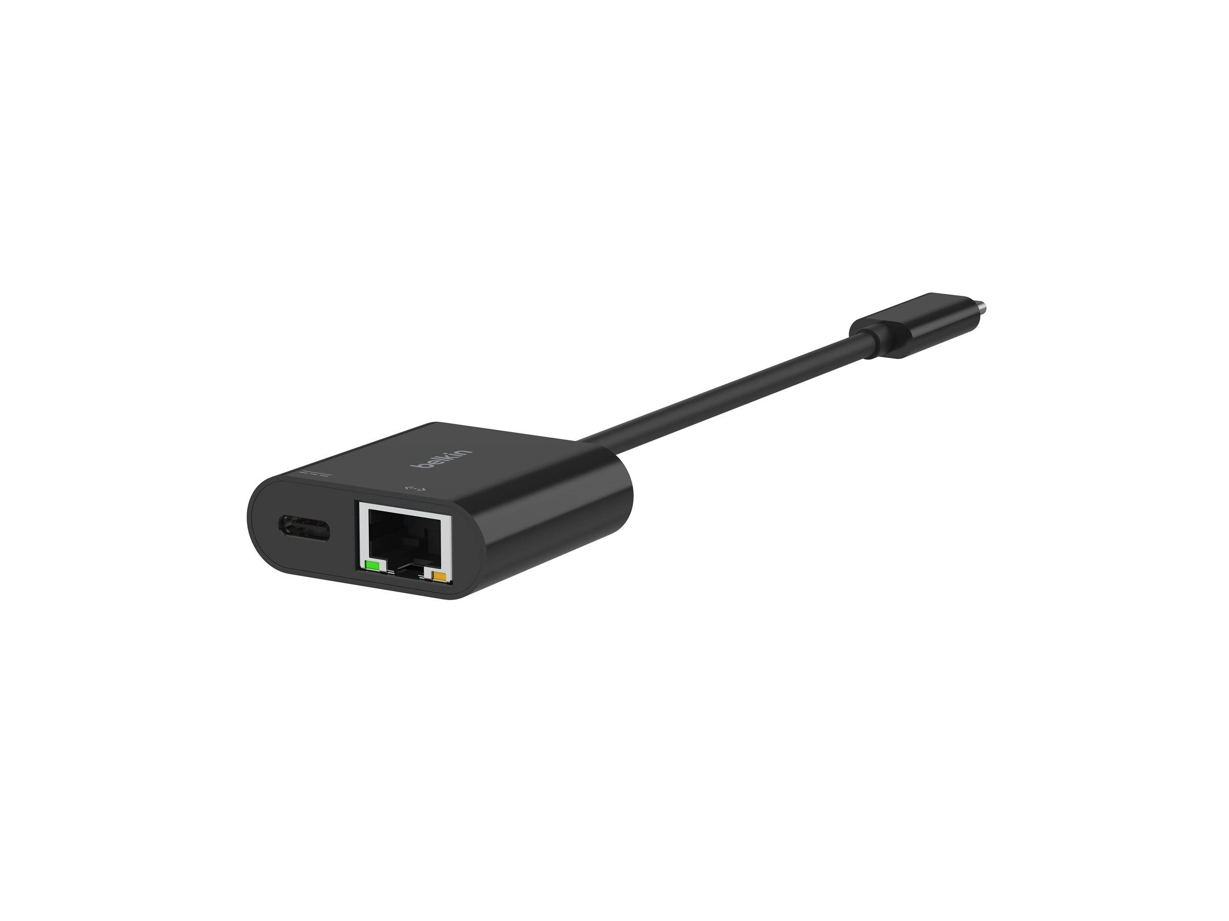 Belkin - Netzwerkadapter - USB-C - Gigabit Ethernet x 1 + USB-C (nur Spannungsversorgung)