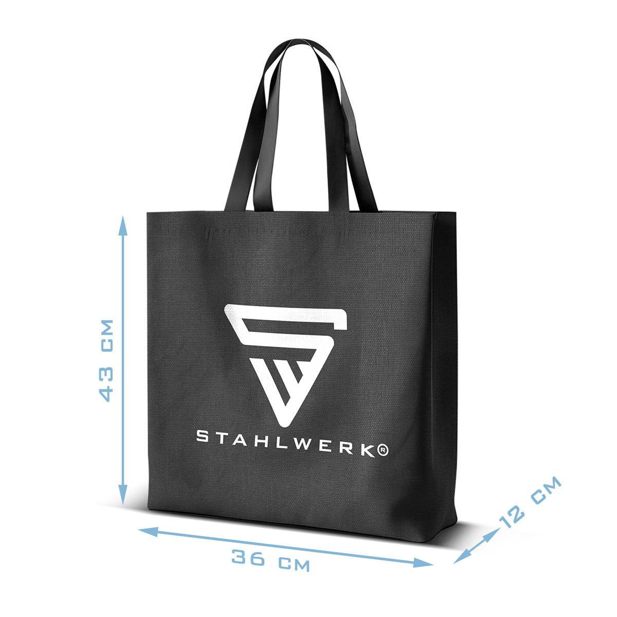 STAHLWERK Tasche 3er Set Tragetasche Tragebeutel Einkaufstasche Shopper