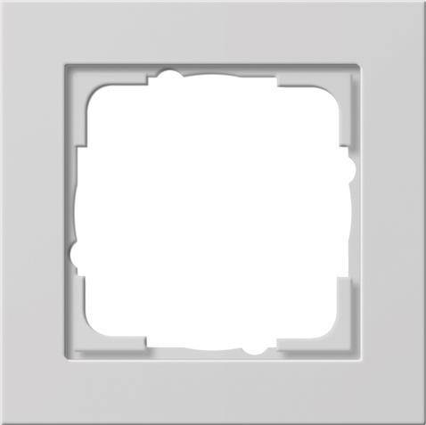 GIRA 021137 Abdeckrahmen 1fach E2 Grau matt Install.Baumaterial Schaltermat/Geb.Steu Schalter