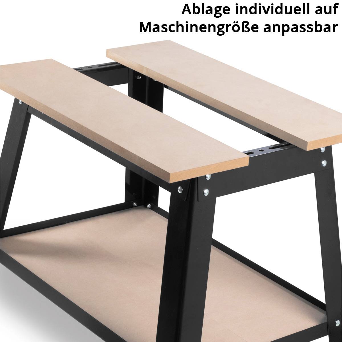 STAHLWERK Universal Maschinenständer 225 kg Maschinentisch Maschinenuntergestell