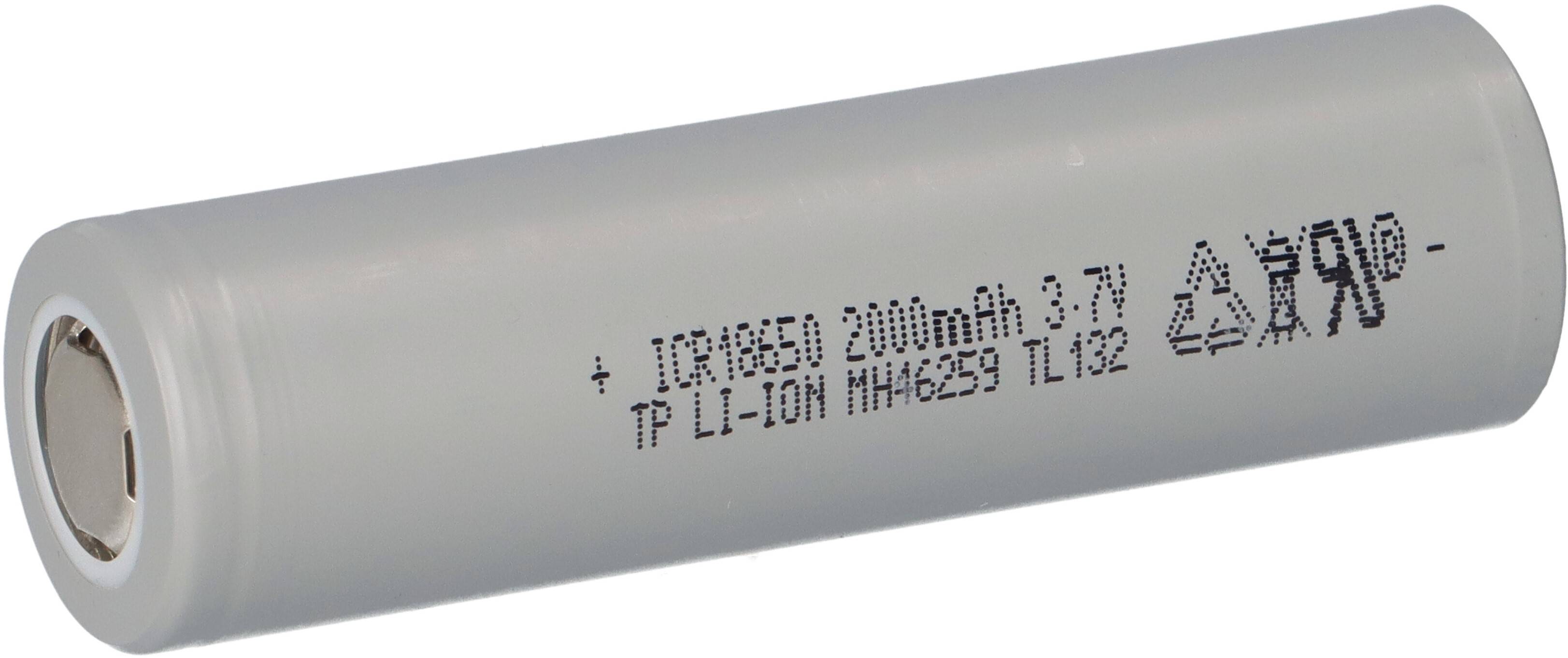 200x TerraE ICR 18650 20P Li-Ion Akku - 3,7V 2000mAh 30A