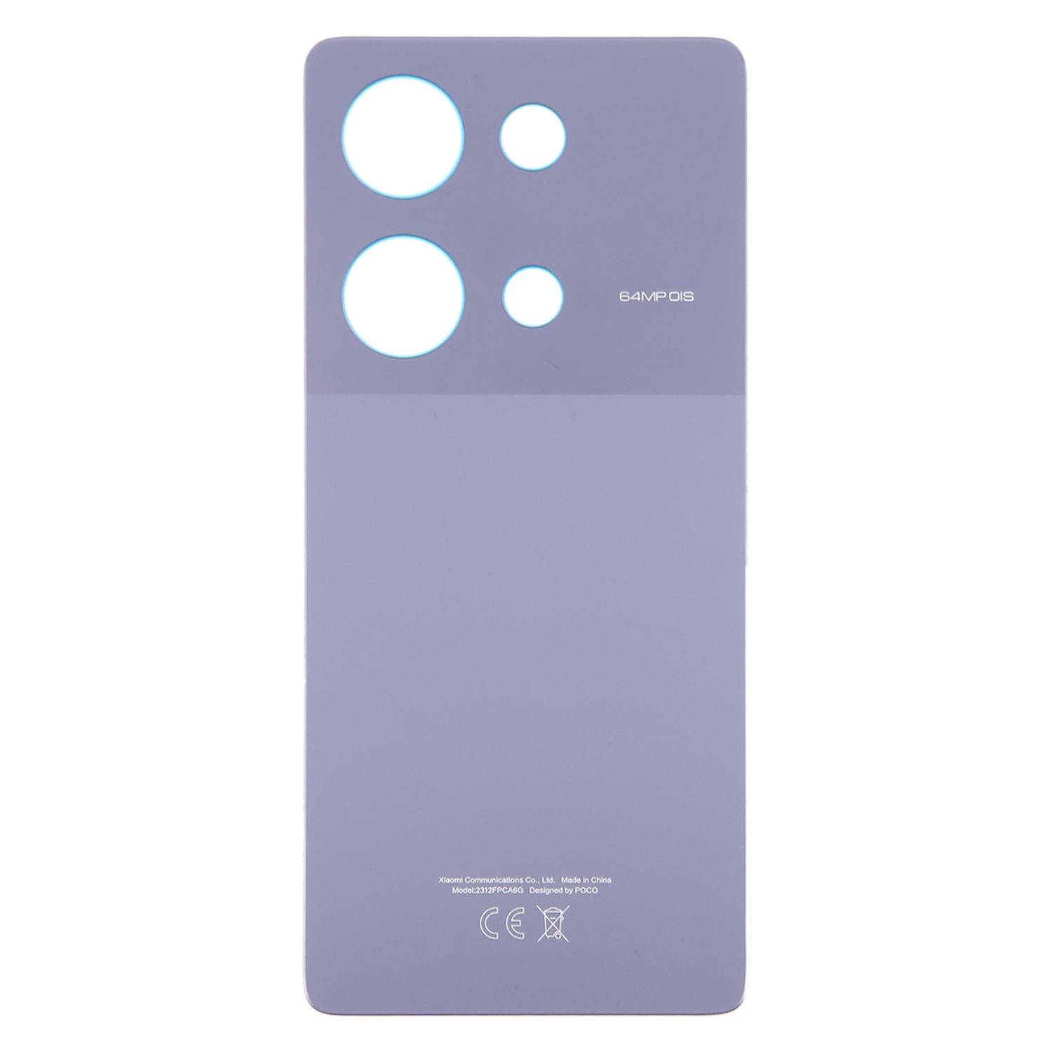 Für Xiaomi Poco M6 Pro 4G Akkudeckel Ersatzteil Reparatur Lila