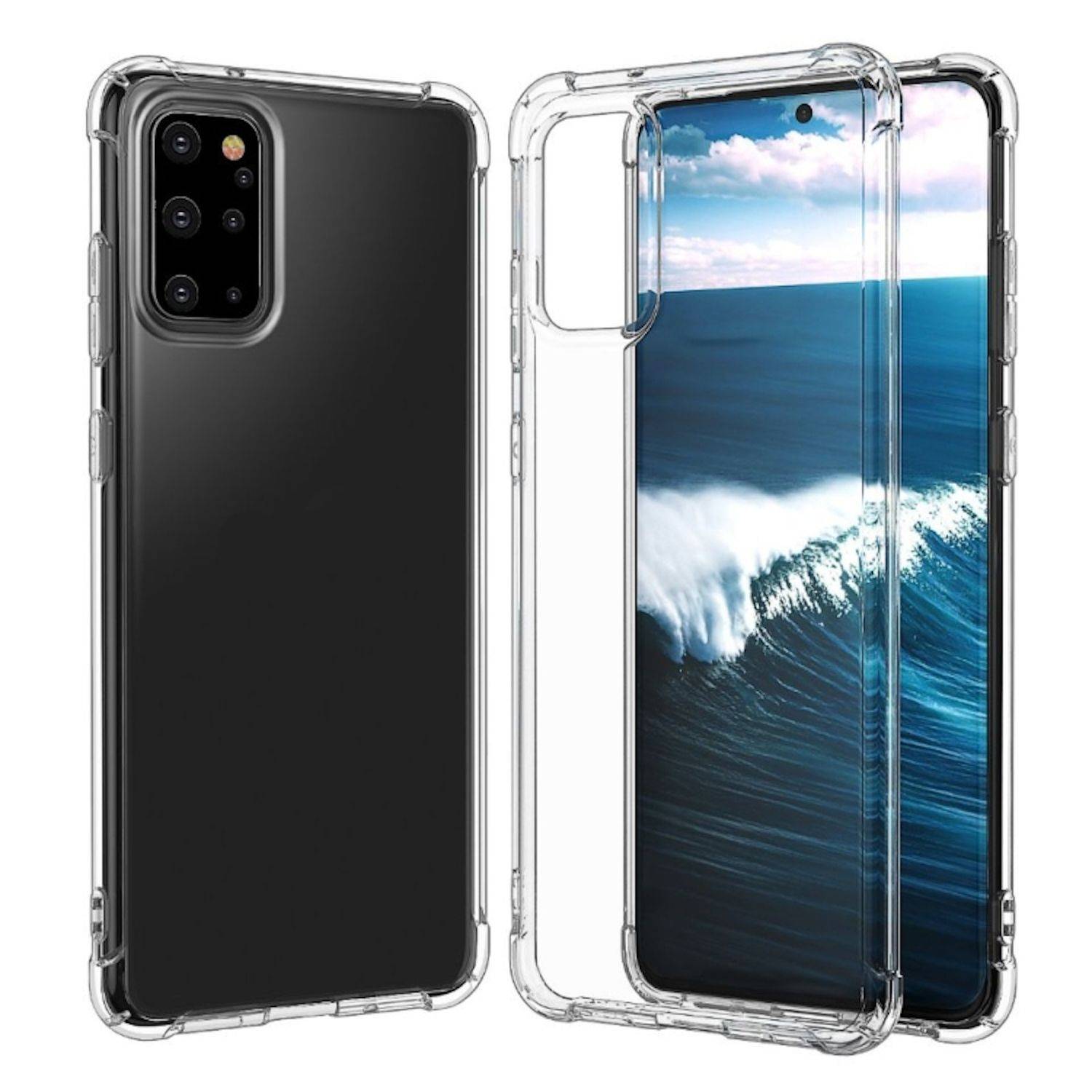 Für Samsung Galaxy A51 / M40S Schock TPU Schutzhülle Hülle Cover Transparent