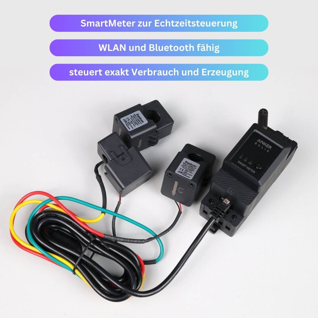 AC Variante Anker Solix Solarbank 2 AC – nachrüst Speicher für bestehende Balkonkraftwerke – 1,6 kWh – bis zu sechs Solarmodule – Echtzeitü