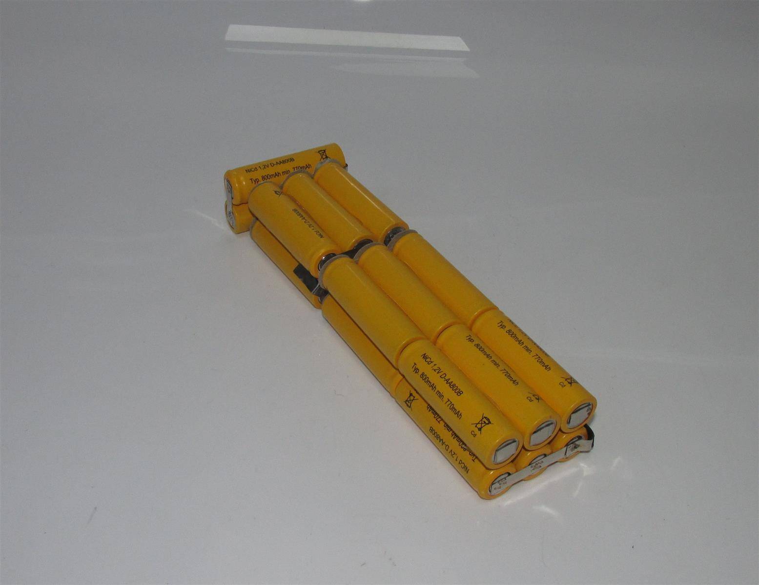 Akkupack für Olympus T45 Blitzgerät - 4,8 Volt zum Selbsteinbau 8000mAh / 38,40Wh - Ni-MH