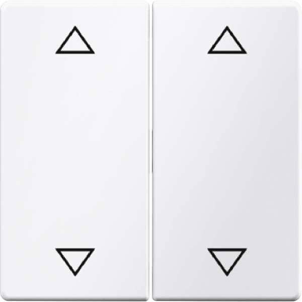 BER Wippen m Aufdruck Symbol 16446089 Pfeile Berker Q1 polarweiß, samt Install.Baumaterial Schalter