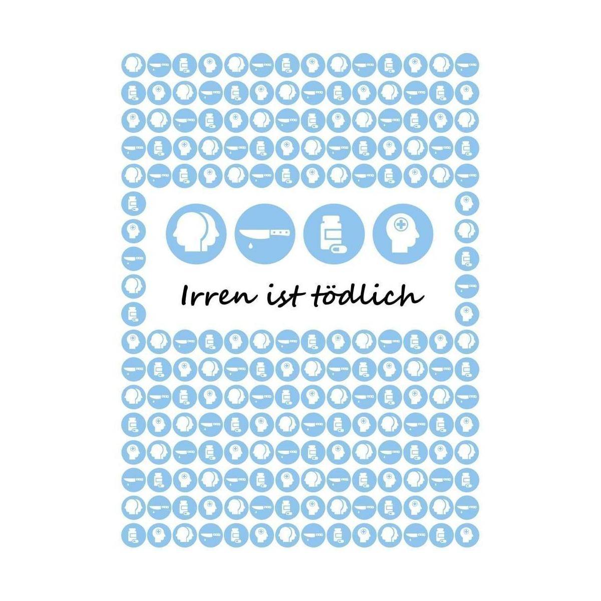 PARPB006 - Irren ist tödlich Krimi-Dinner Spiel für 4 Personen (DE)