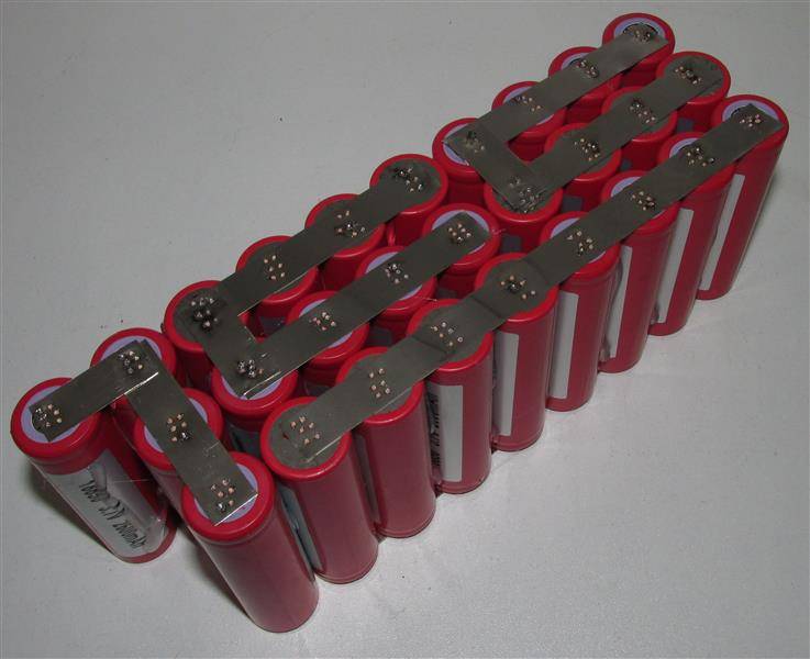 Akkupack für Golf Caddy 22013-00 - 25,2 Volt Li-Ion zum Selbsteinbau 10400mAh / 262,08Wh - Li-Ion