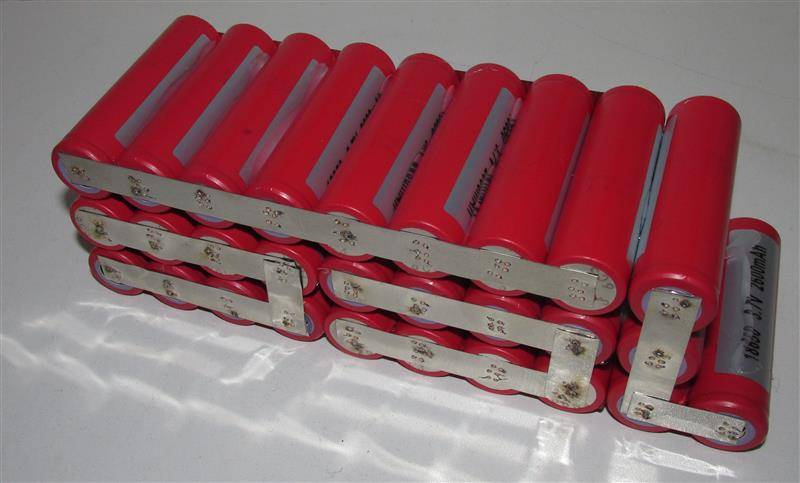 Akkupack für Golf Caddy 22013-00 - 25,2 Volt Li-Ion zum Selbsteinbau 10400mAh / 262,08Wh - Li-Ion