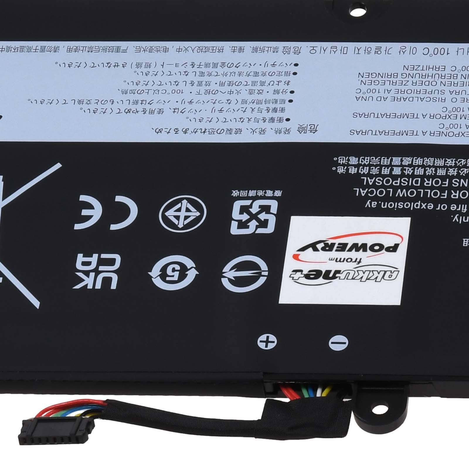 Powery Akku für Lenovo Flex 5 1570 Laptop, 7,7V, Li-Polymer