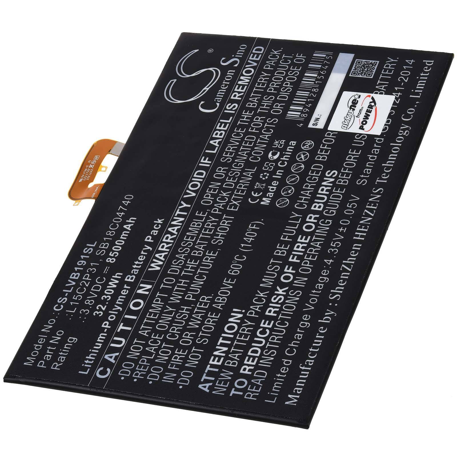 Powery Akku für Lenovo YB1-X91F Laptop, 3,8V, Li-Polymer