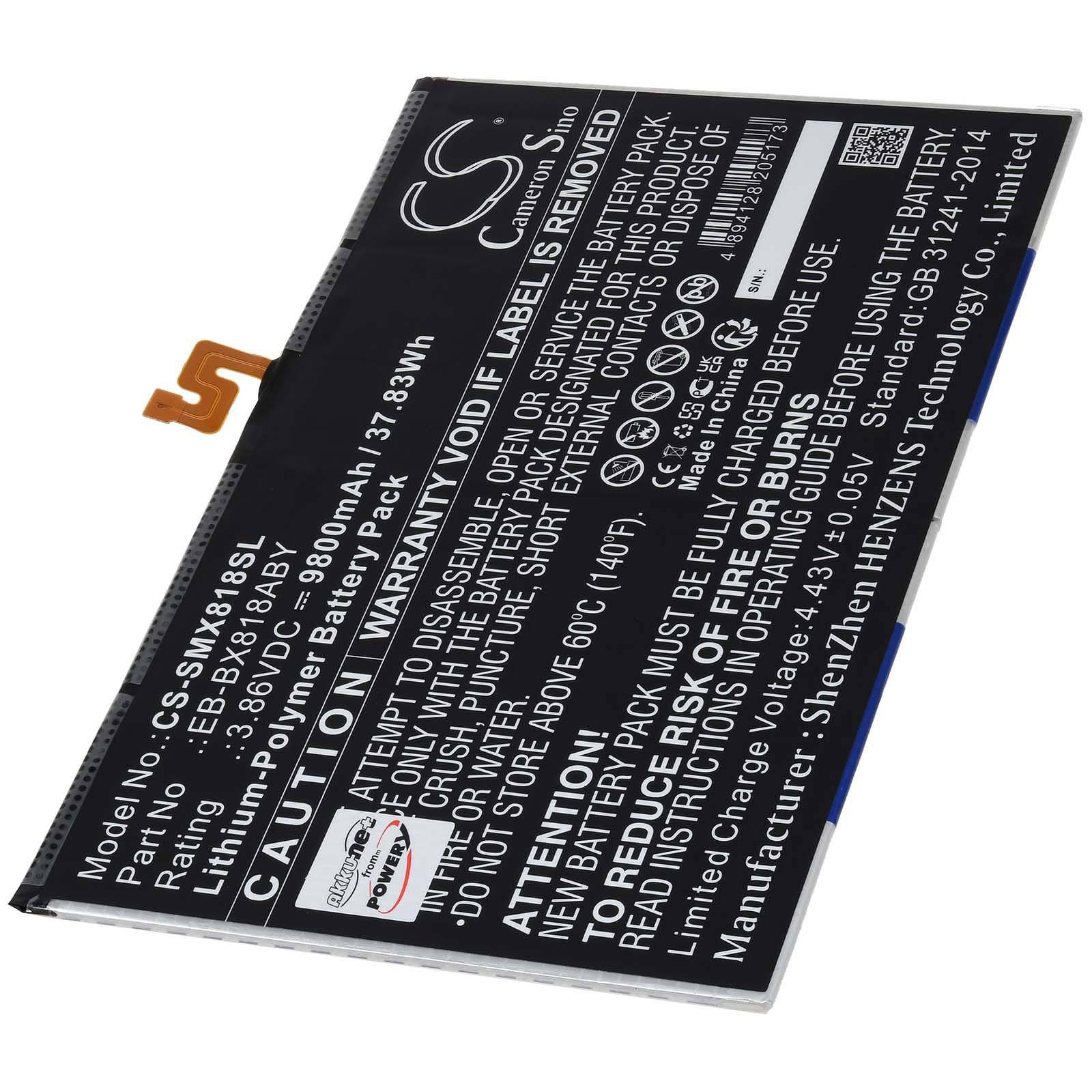 Powery Akku kompatibel mit Samsung Typ GH82-32756A, 3,86V, Li-Polymer