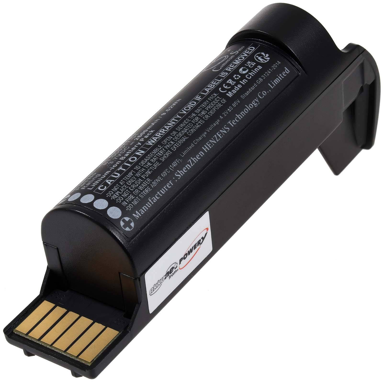 Powery Akku für Zebra DS2278-HC DS2278SR Barcode-Scanner, 3,7V, Li-Ion
