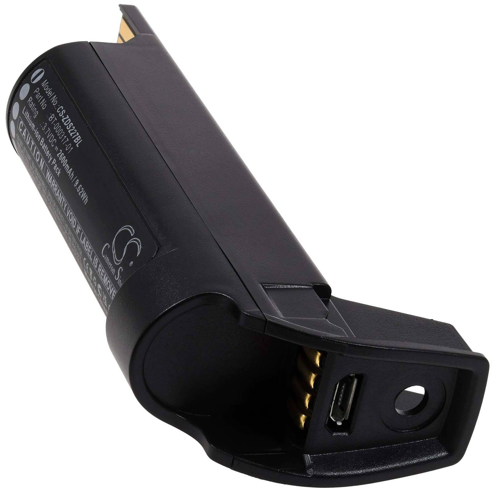 Powery Akku für Zebra DS2208 Barcode-Scanner, 3,7V, Li-Ion