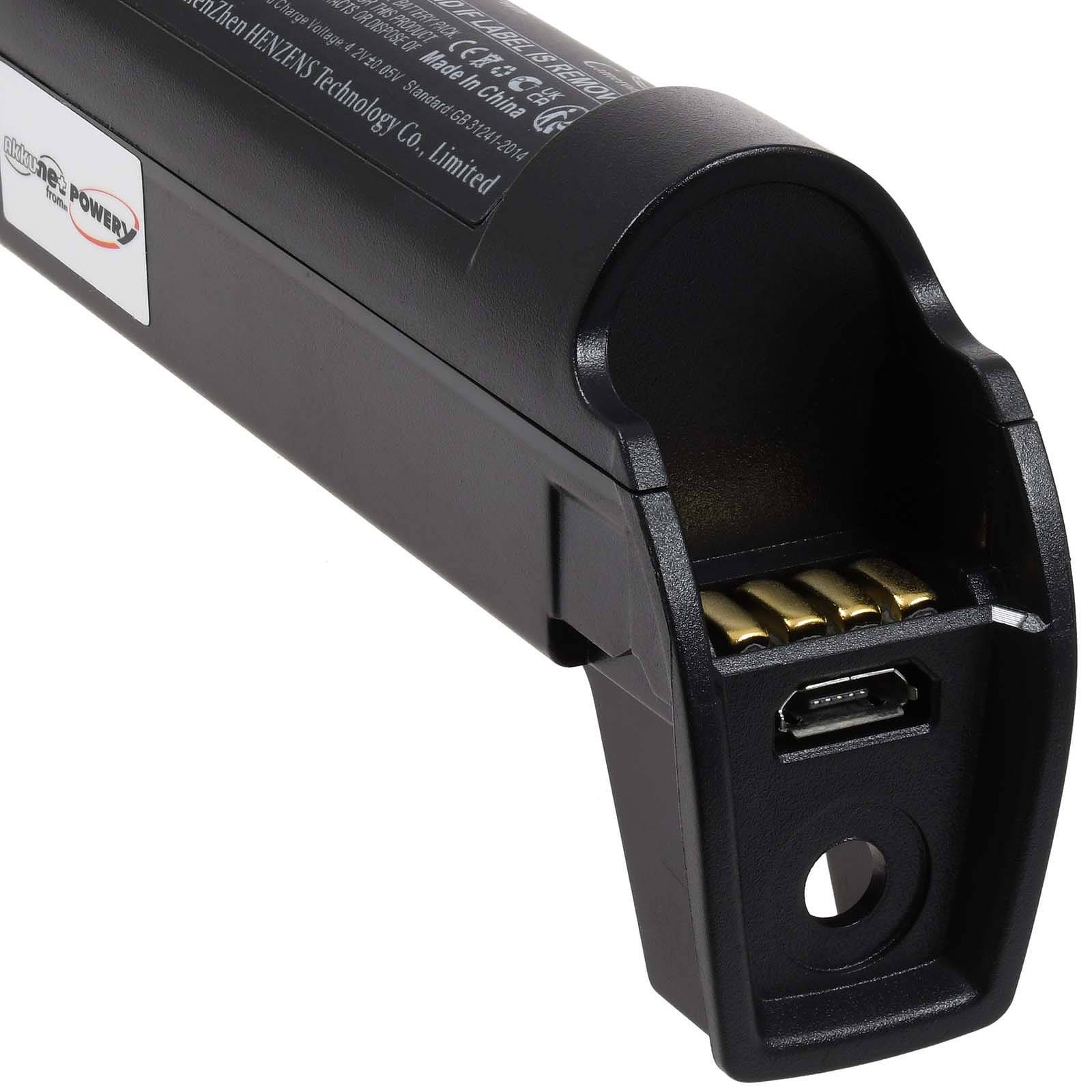 Powery Akku für Zebra DS2278-HC DS2278SR Barcode-Scanner, 3,7V, Li-Ion