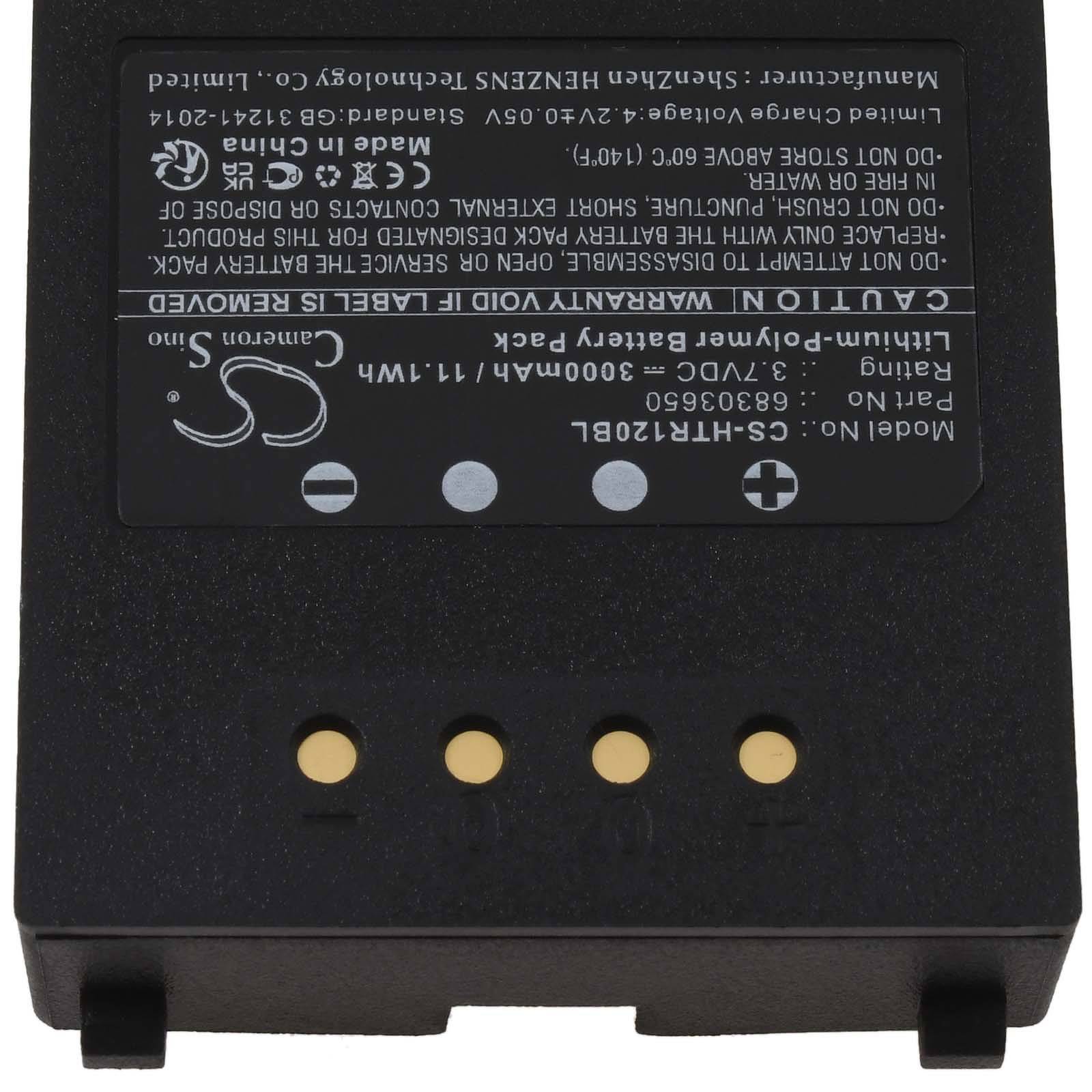 Powery Akku passend für Kransteuerung Hetronic ERGO-120 Typ 68303650, 3,7V, Li-Polymer