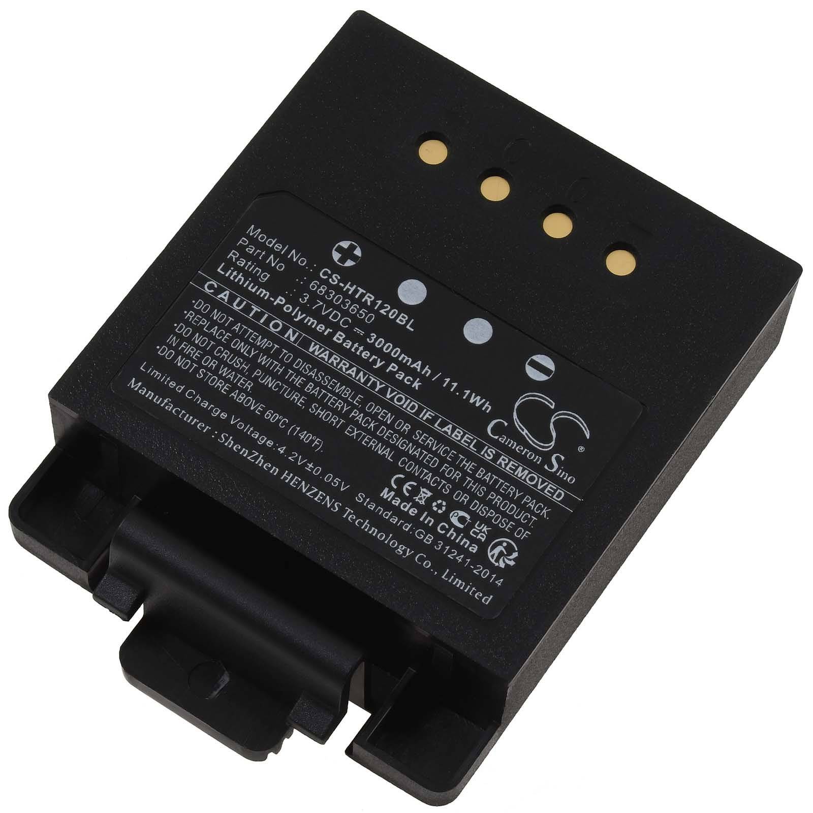 Powery Akku passend für Kransteuerung Hetronic ERGO-120 Typ 68303650, 3,7V, Li-Polymer