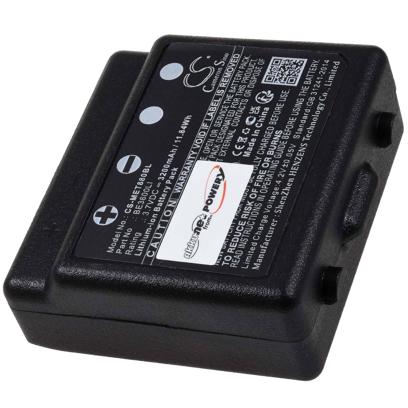Powery Akku passend für Kransteuerung IMET M880 THOR2 M880 ZEUS 2 Typ AS106, 3,7V, Li-Ion