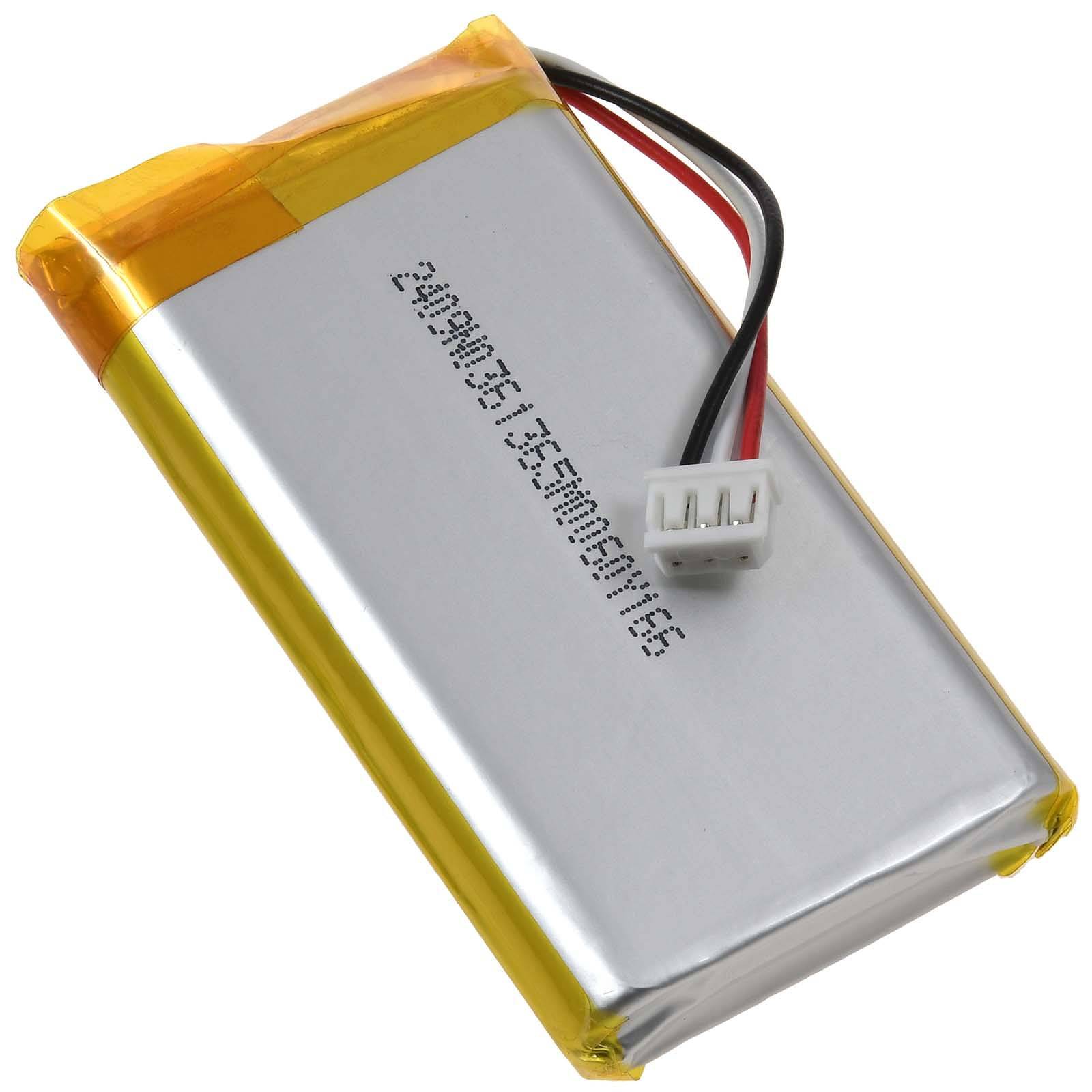 Powery Akku kompatibel mit Meiller Typ 0000 9084 422, 3,7V, Li-Polymer