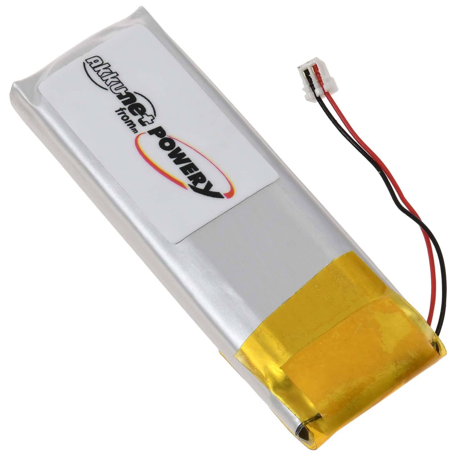Powery Akku für Sena 10U Bluetooth-Headset, 3,7V, Li-Polymer