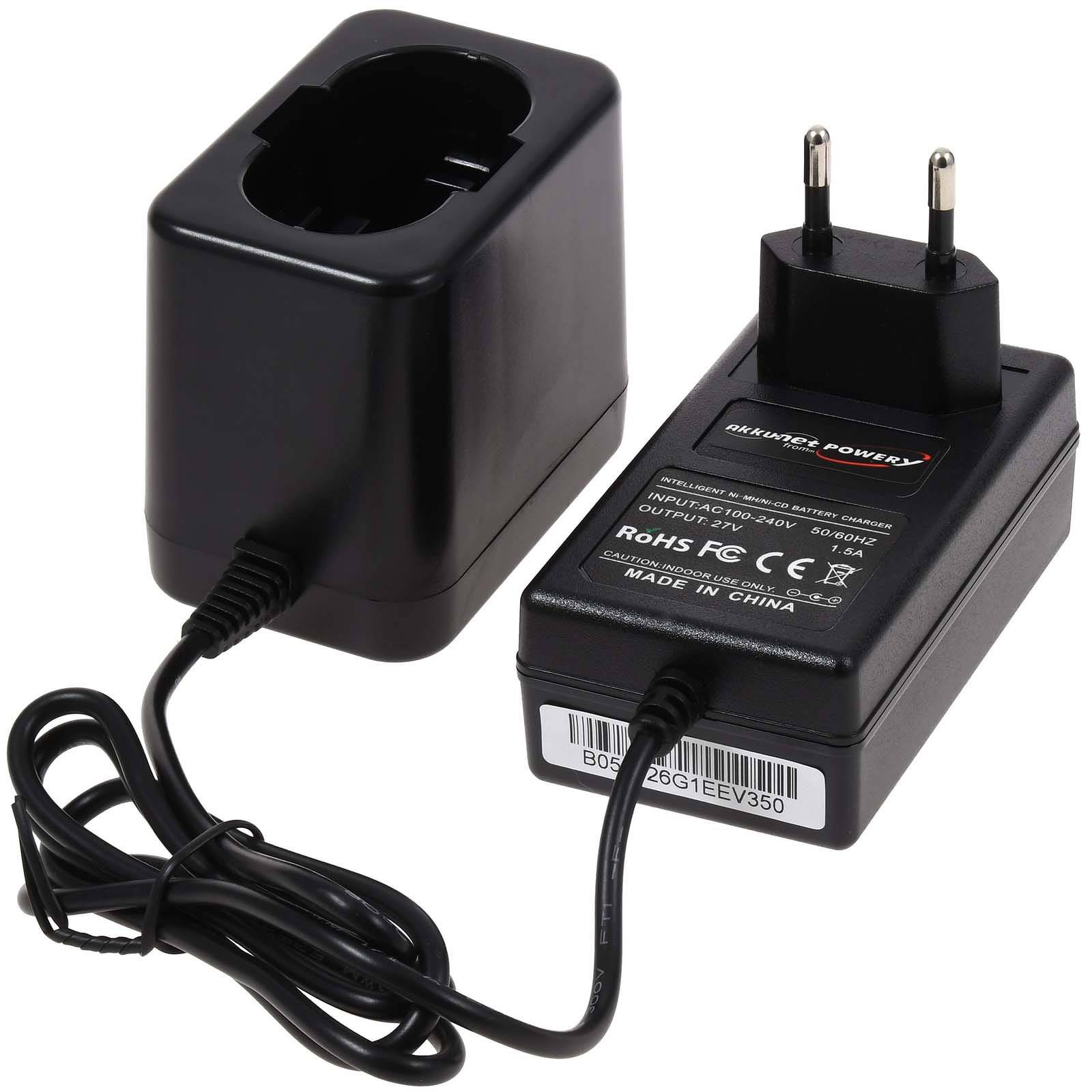 Powery Ladeadapter, Ladegerät kompatibel mit Bosch O-Pack u. Flachakkus von 7,2V-18V NiMH