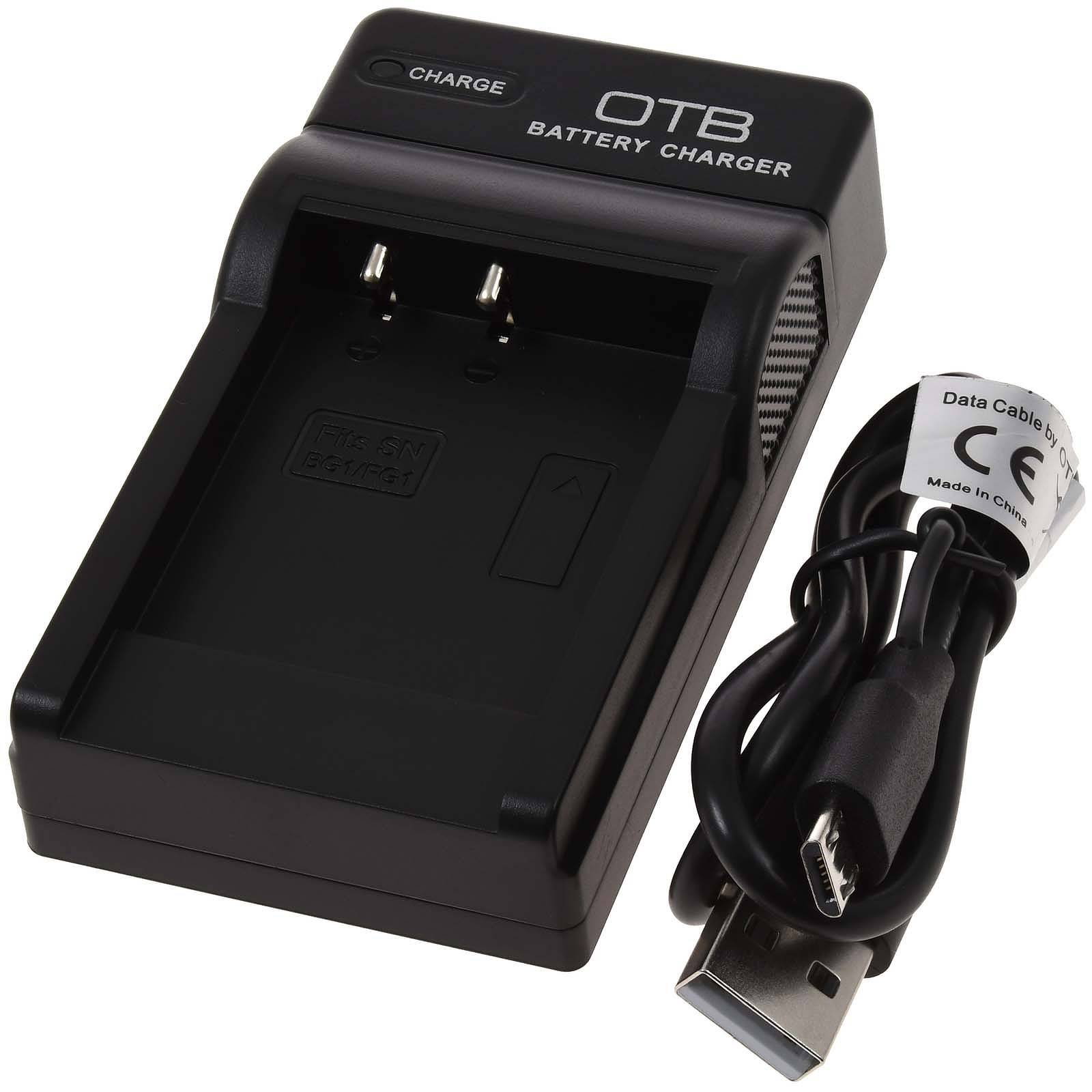 Powery Ladegerät, Ladestation DC-K passend für Akku Sony Typ NP-BG1 NP-FG1, 5V