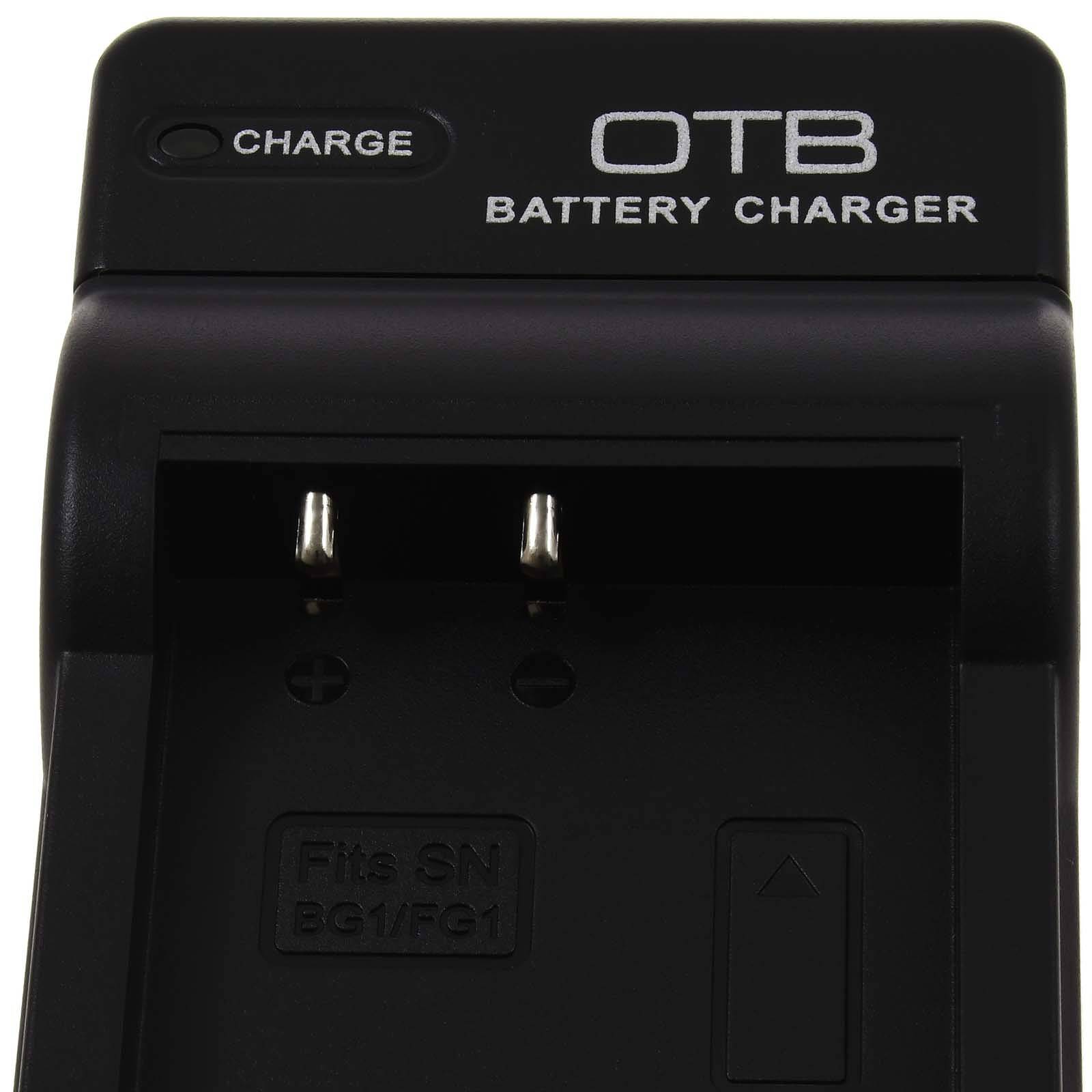 Powery Ladegerät, Ladestation DC-K passend für Akku Sony Typ NP-BG1 NP-FG1, 5V