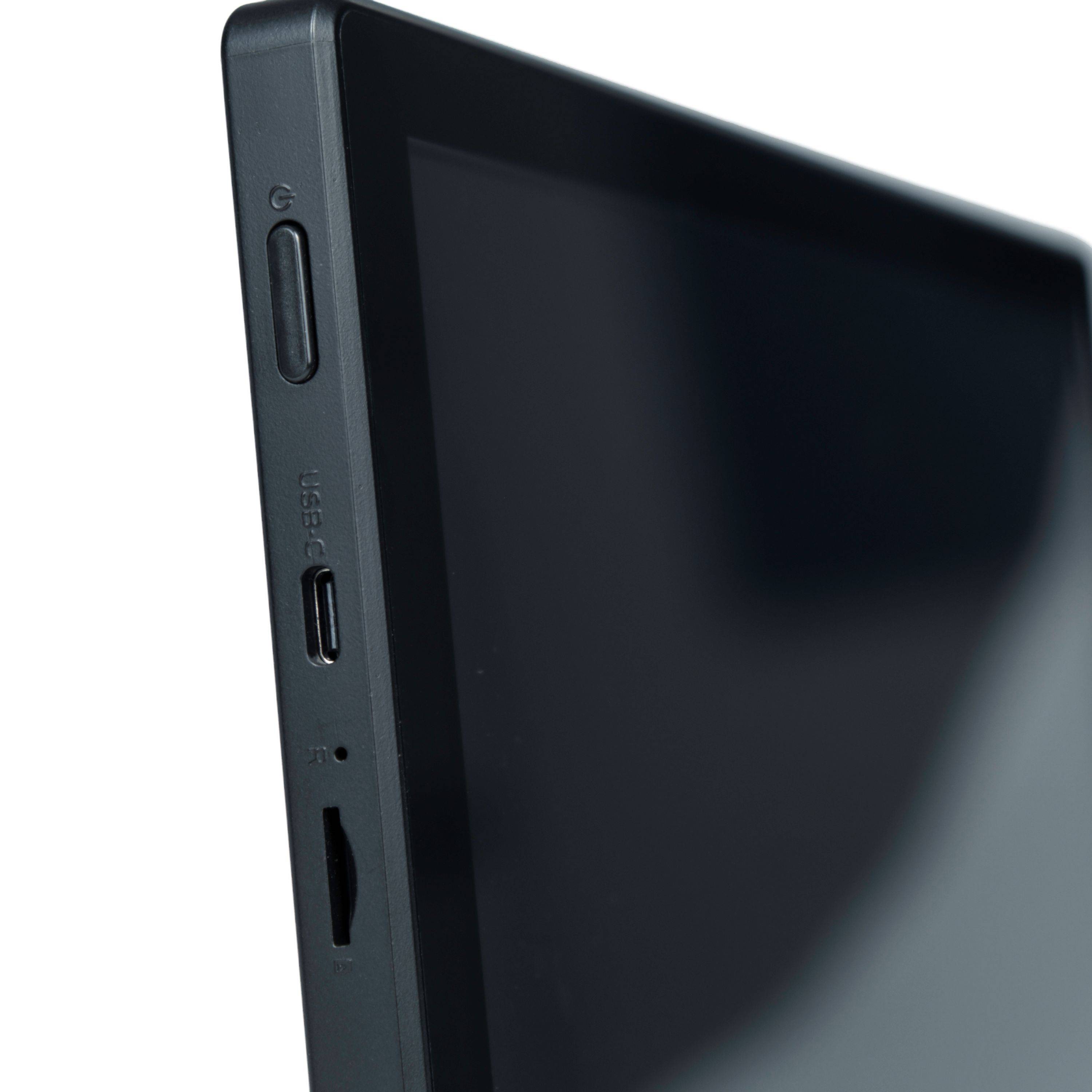 Denver PFF-1070B Digitaler Bilderrahmen | 10,1'' HD IPS Touchscreen,16 GB Speicher, FRAMEO-Software & integriertem Akku