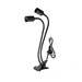 Universal E27 Doppelkopf Klemmleuchte Lampenhalter 360° Verstellbarer 400MM Länge für LED Pflanzenlicht Universal E27 Doppelkopf Klemmleuchte Lampenhalter 360° Verstellbarer 400MM Länge für LED Pflanzenlicht