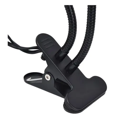 Universal E27 Doppelkopf Klemmleuchte Lampenhalter 360° Verstellbarer 400MM Länge für LED Pflanzenlicht Universal E27 Doppelkopf Klemmleuchte Lampenhalter 360° Verstellbarer 400MM Länge für LED Pflanzenlicht