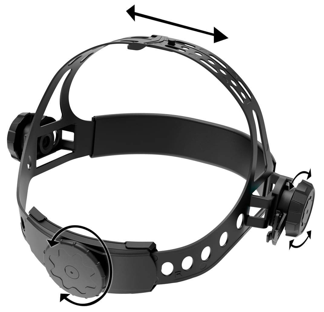 STAHLWERK Automatik-Schweißhelm WORKER, 3-in-1