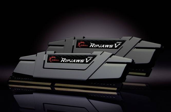 DDR4 16GB PC 3200 CL16 G.Skill KIT (2x8GB) 16GVGB RipjawsV Multimedia-Technik Speichermodule