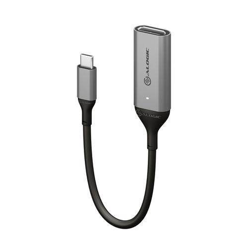 Alogic Adapter USB-C Ultra -> DPort 4K 60Hz grau / Konverter USB