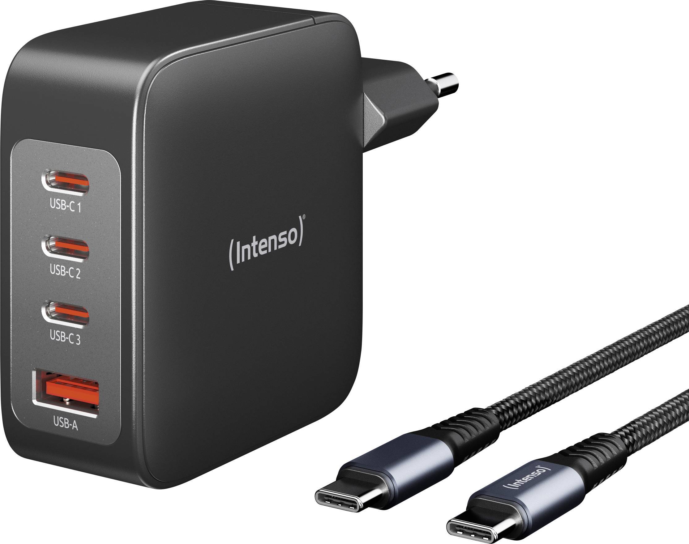 Intenso Power Adapter 140 watt + USB-C cable 2m Multimedia-Technik Ladegerät