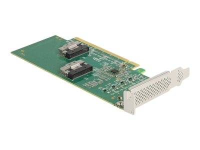 DELOCK PCI Express 4.0 x16 Karte zu 4 x SFF-8639 NVMe Multimedia-Technik PCI Karten
