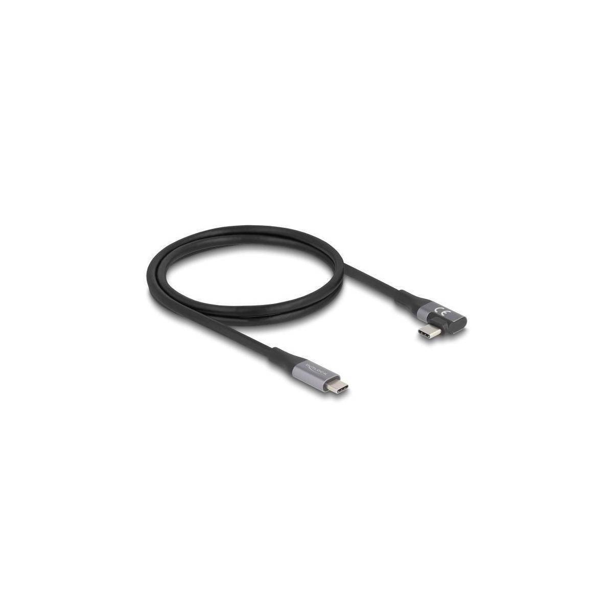 81131 - USB 40 Gbps Kabel gewinkelt links rechts USB PD 3.1 Extended Power Range
