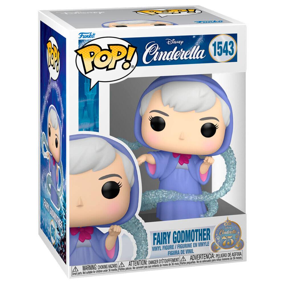 Cinderella 75th Anniversary POP! Disney Vinyl Figur Fairy GM 9 cm