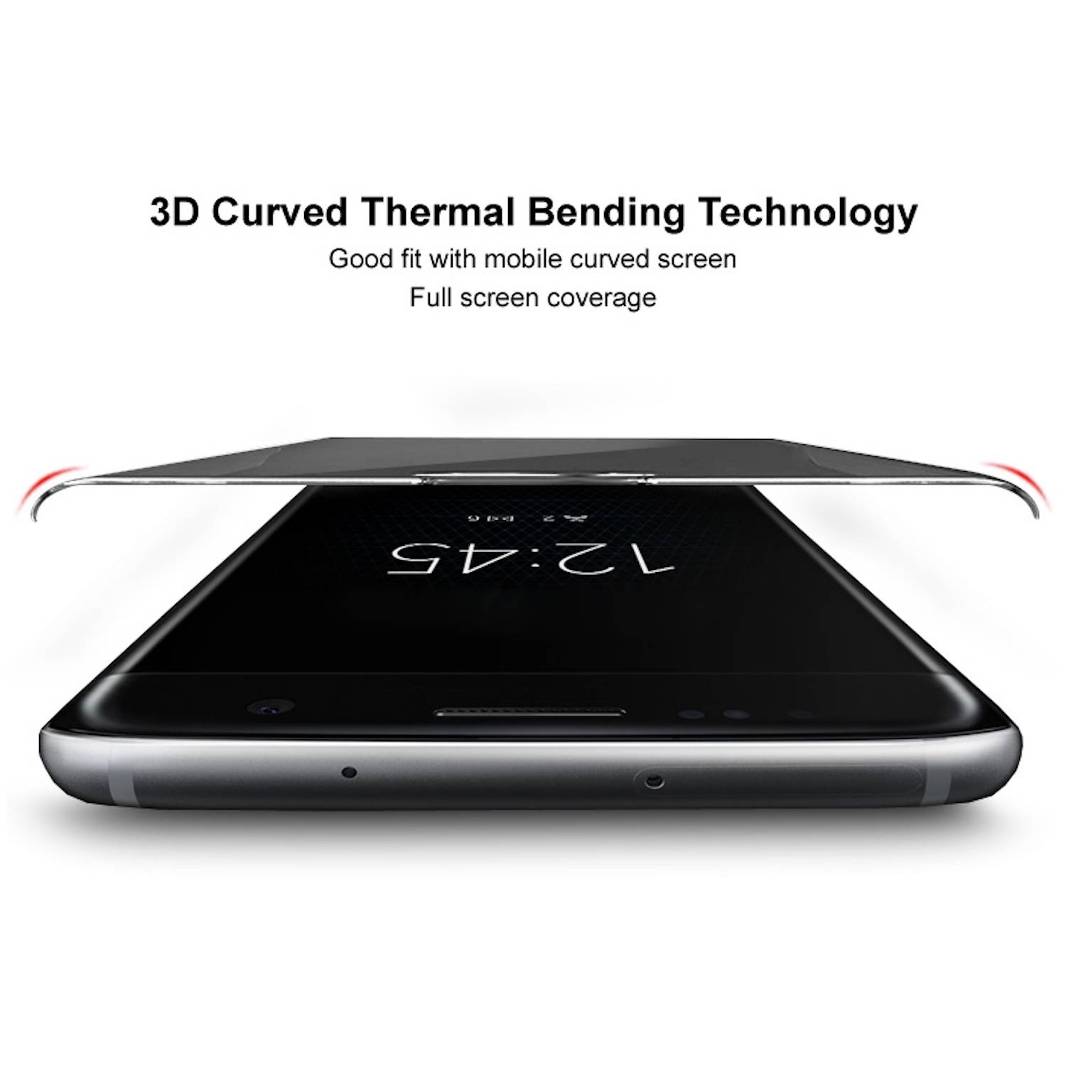 Für Motorola Moto G85 5G 2x 4D Display Full LCD Curved H9 Hart Glas Folie Schutz