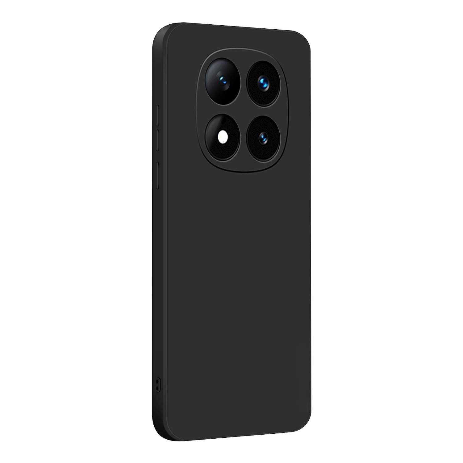 Für Xiaomi Redmi Note 14 Pro 5G Silikon TPU Schutz Hülle Case Flexibel Ultra dünn Schwarz