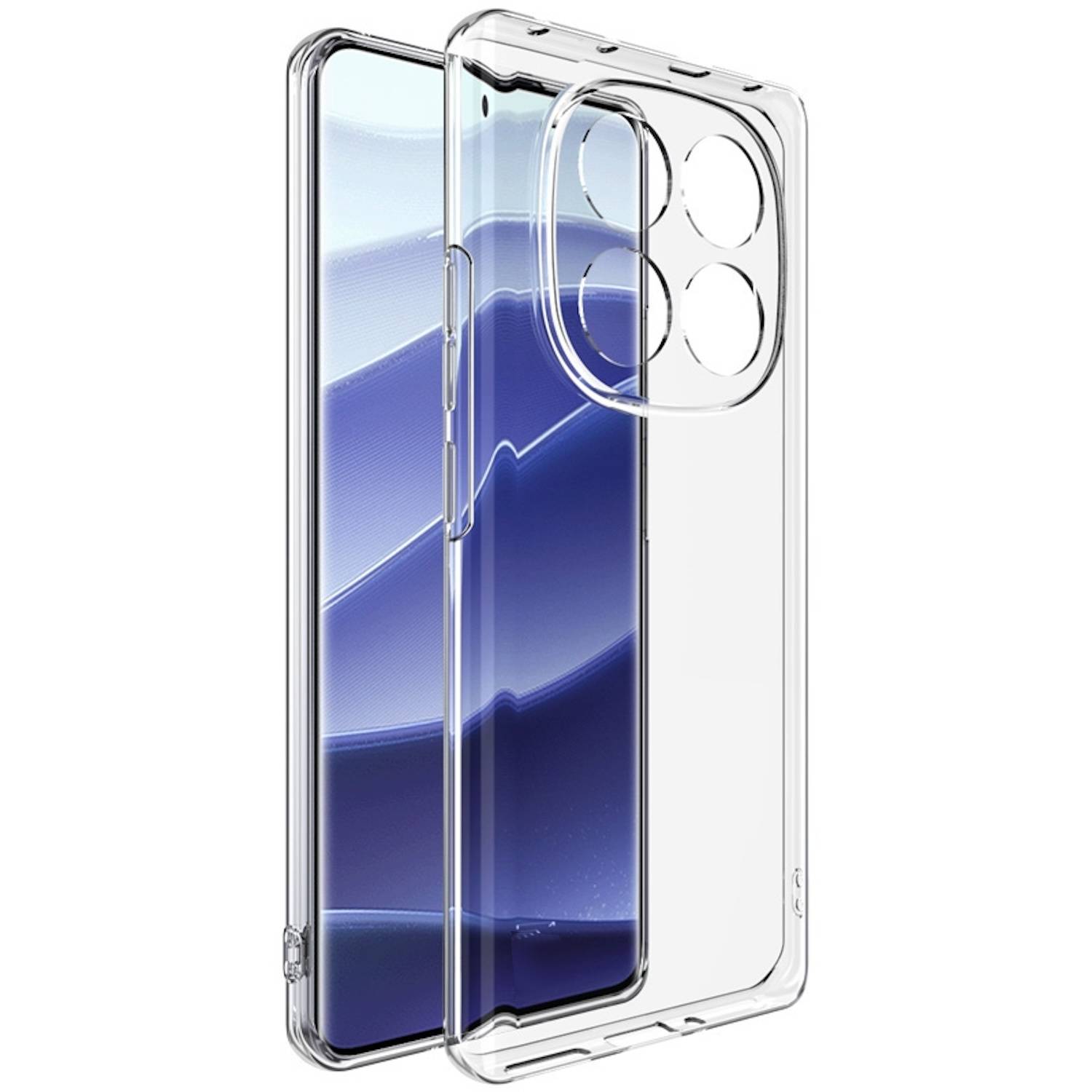 Für Xiaomi Redmi Note 14 Pro 5G Silikon Schutz Transparent Handy Hülle Cover TPU dünn