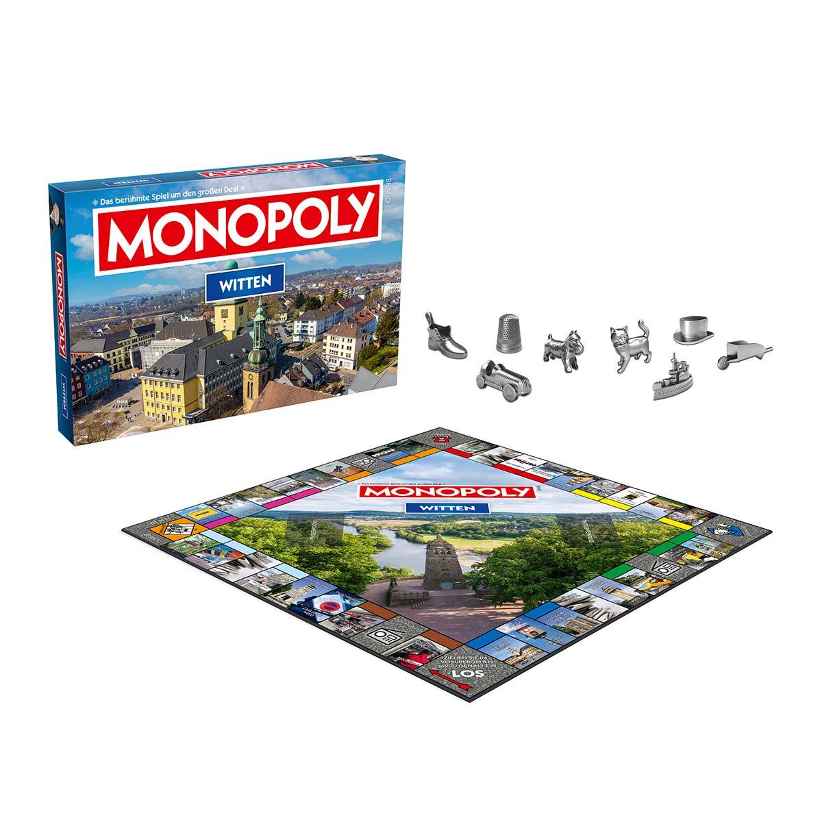 Monopoly - Witten Brettspiel Gesellschaftsspiel Spiel Cityedition Stadtedition