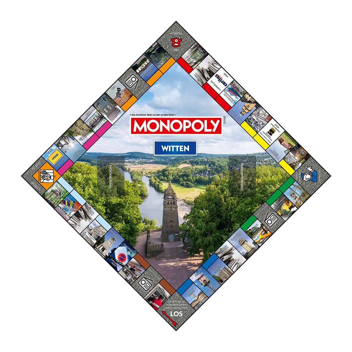 Monopoly - Witten Brettspiel Gesellschaftsspiel Spiel Cityedition Stadtedition