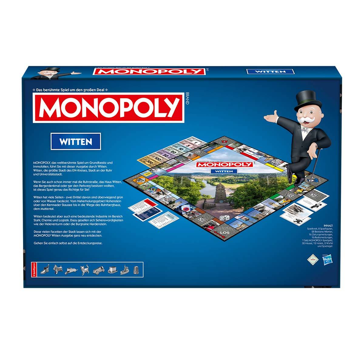Monopoly - Witten Brettspiel Gesellschaftsspiel Spiel Cityedition Stadtedition