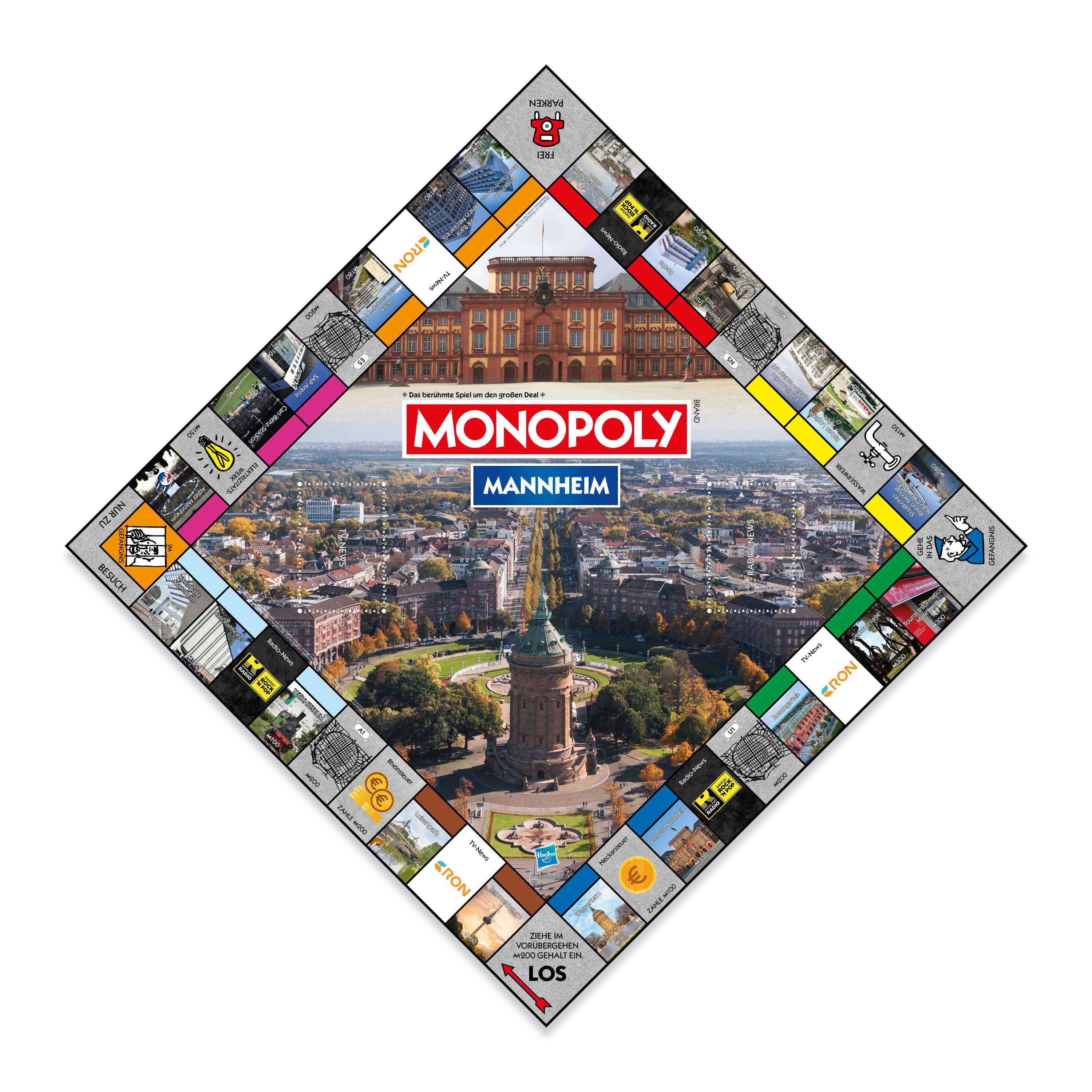 Monopoly - Mannheim Brettspiel Gesellschaftsspiel Spiel Cityedition Stadtedition