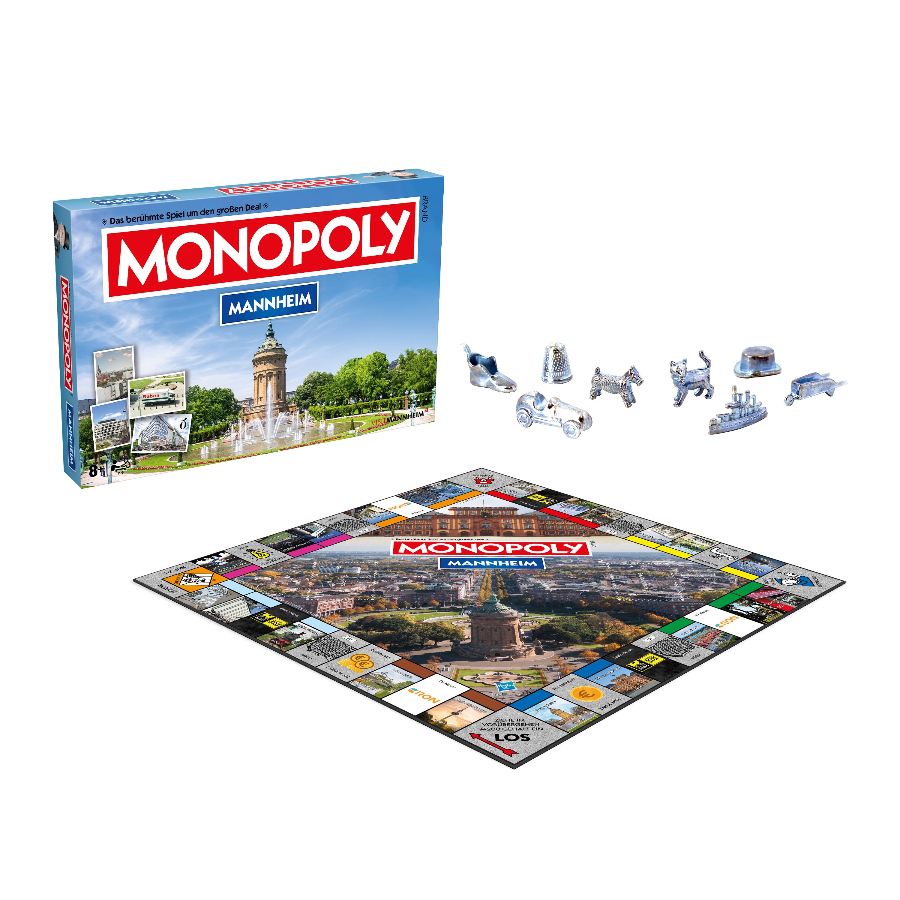Monopoly - Mannheim Brettspiel Gesellschaftsspiel Spiel Cityedition Stadtedition